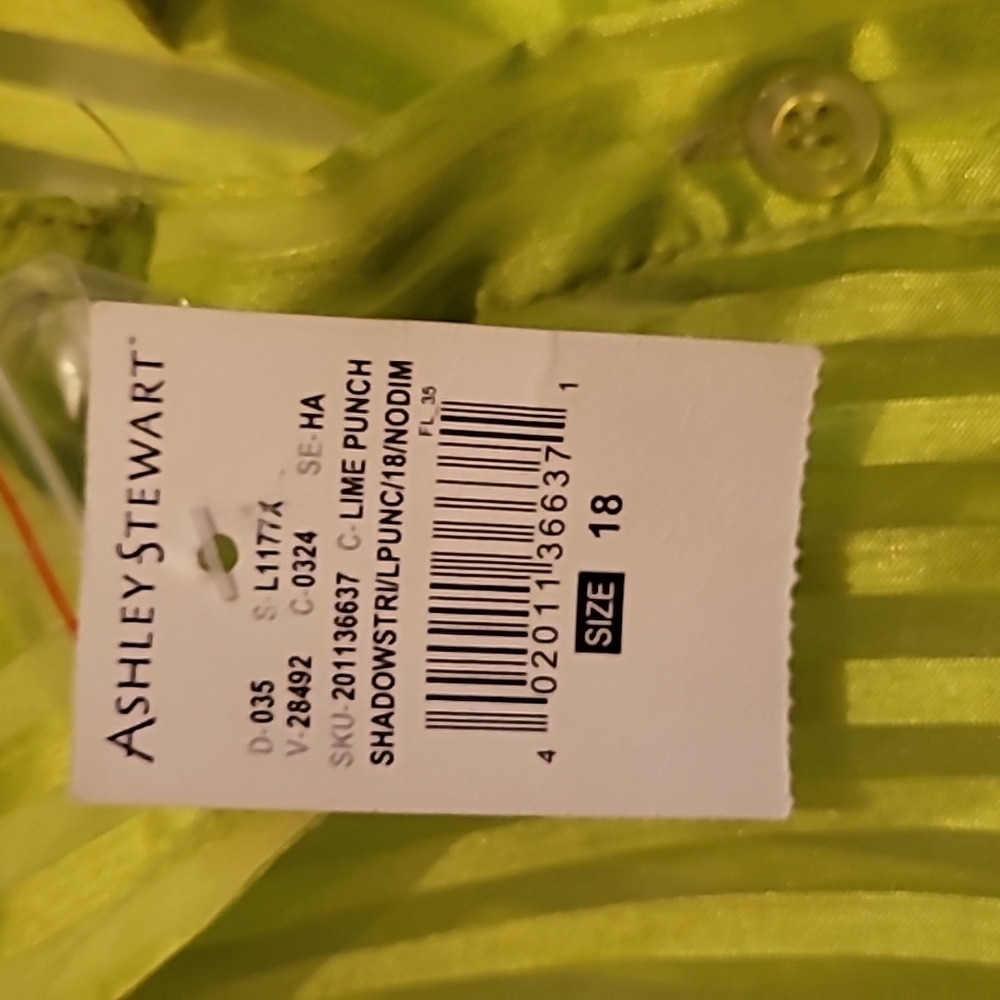 Limepunch shadow strip blouse